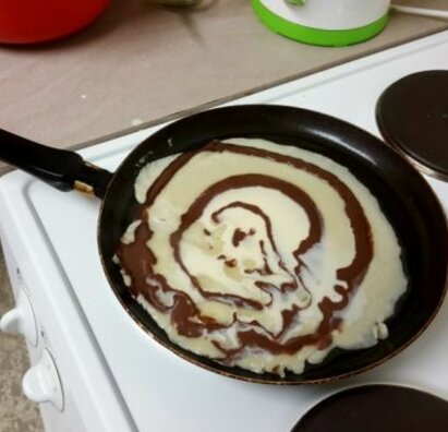 Zebra palacinky 