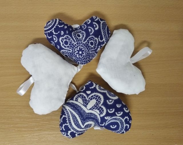 Levandulové srdiečka